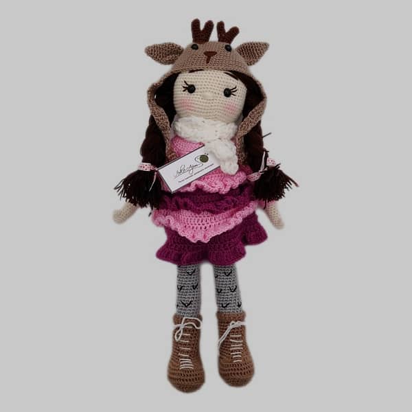 Amigurumi Doll with a "Deer" hat