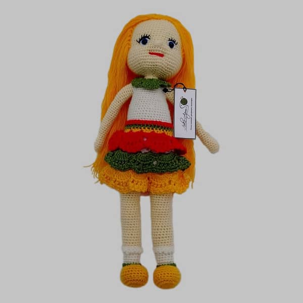 Amigurumi Doll with blonde hair