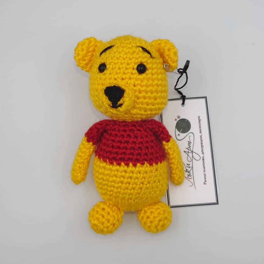 МАЛКА ИГРАЧКА МЕЧО ПУХ - Lucky-handmade.com
