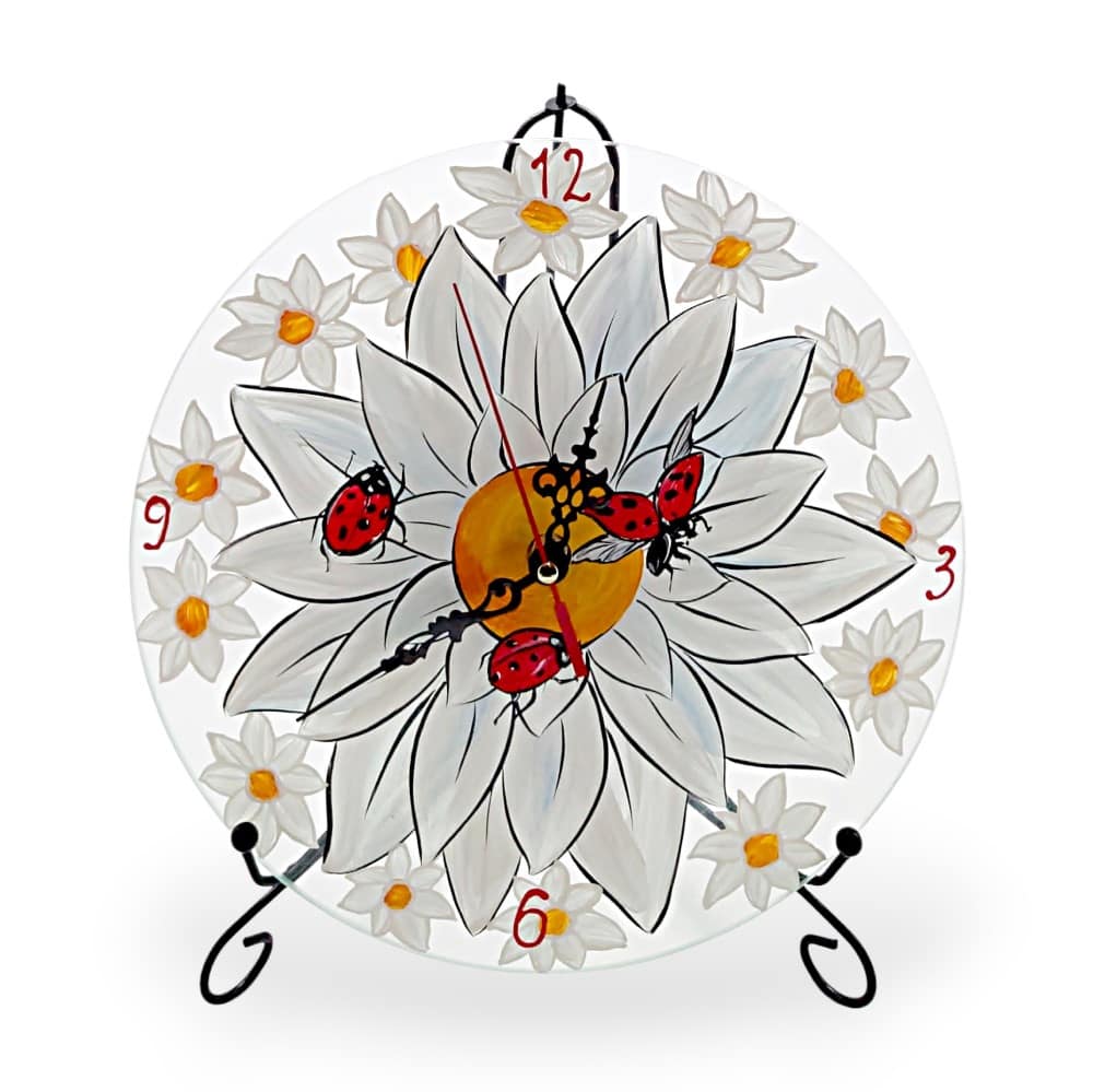 WALL CLOCK "FLOWERS"